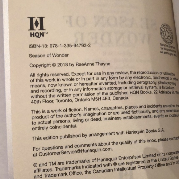 Season of Wonder by RaeAnne Thayne Paperback Book - Picture 6 of 15